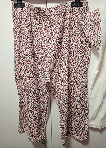 M BDN Renkli Kelebek Desenli Kısa Kollu Kadın Pijama Takımı, - Görsel 4