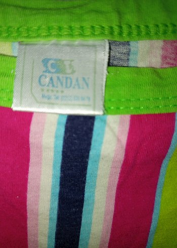 CANDAN MARKA 38 M BDN Renkli Askılı Mini Kadın Pijama Takımları2 - Görsel 5