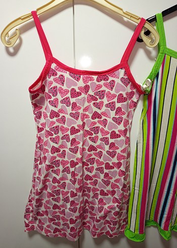 CANDAN MARKA 38 M BDN Renkli Askılı Mini Kadın Pijama Takımları2 - Görsel 8