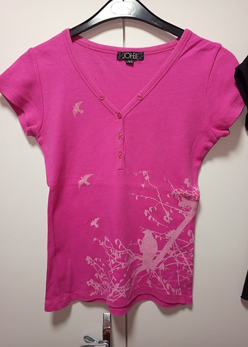 JOİ.Bİ MARKA L/40 PEMBE &ES 62 MARKA L/40 BDN 2 ADET TŞÖRT YENİ - Görsel 9