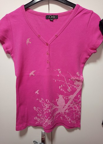 JOİ.Bİ MARKA L/40 PEMBE &ES 62 MARKA L/40 BDN 2 ADET TŞÖRT YENİ - Görsel 4