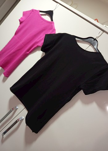 JOİ.Bİ MARKA L/40 PEMBE &ES 62 MARKA L/40 BDN 2 ADET TŞÖRT YENİ - Görsel 13