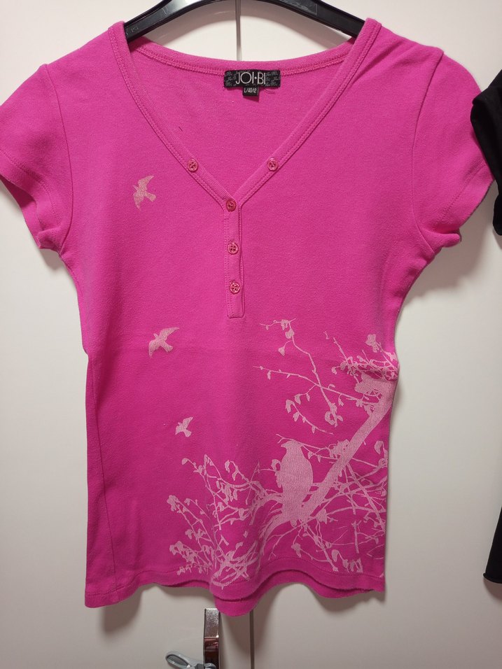 JOİ.Bİ MARKA L/40 PEMBE &ES 62 MARKA L/40 BDN 2 ADET TŞÖRT YENİ - Görsel 4