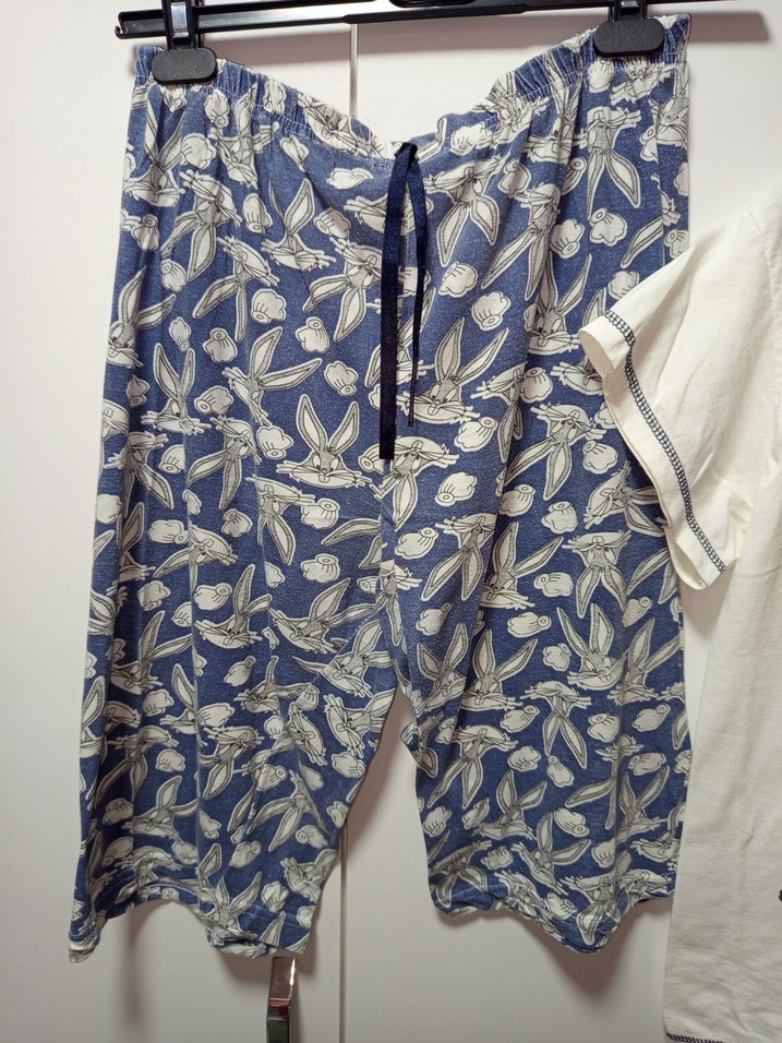 Bugs Bunny Baskılı Kısa Kollu Kadın Pijama Takımı,uzun şortluM/L - Görsel 4