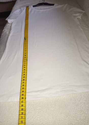 MY STRETCH TEE MARKA 38 M BDN Beyaz Kısa Kollu Basic Kadın Tşört - Görsel 7