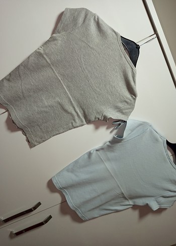 İKİZLERE ENERGİE MARKA S/M,BDN Nakış Detaylı Gri ve Buz Mavisi - Görsel 9