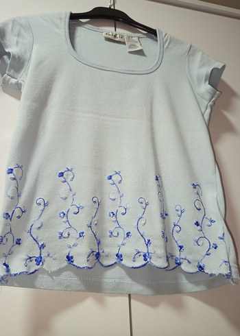 İKİZLERE ENERGİE MARKA S/M,BDN Nakış Detaylı Gri ve Buz Mavisi - Görsel 8