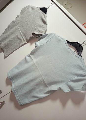 İKİZLERE ENERGİE MARKA S/M,BDN Nakış Detaylı Gri ve Buz Mavisi - Görsel 14