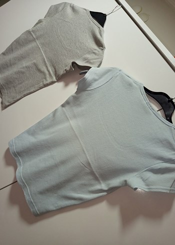 İKİZLERE ENERGİE MARKA S/M,BDN Nakış Detaylı Gri ve Buz Mavisi - Görsel 10