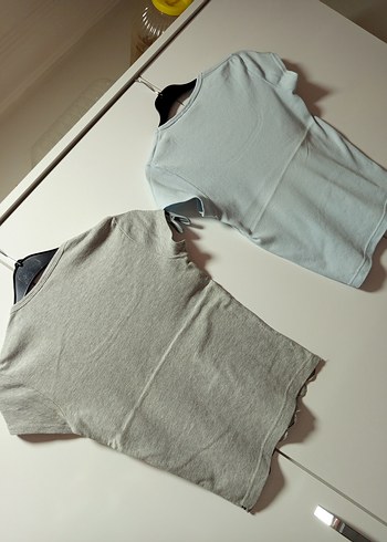 İKİZLERE ENERGİE MARKA S/M,BDN Nakış Detaylı Gri ve Buz Mavisi - Görsel 13