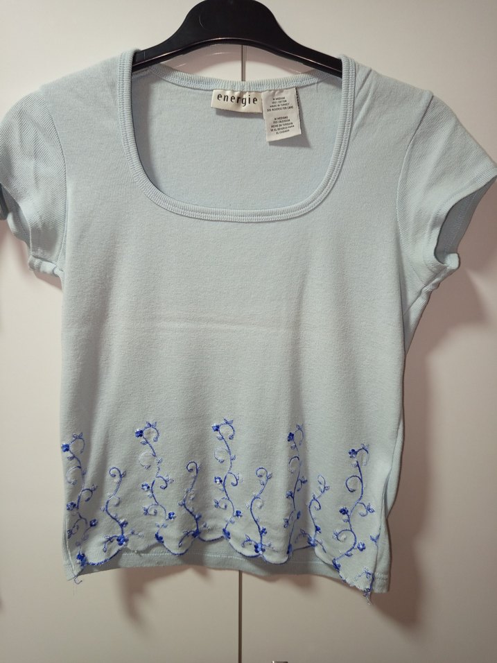 İKİZLERE ENERGİE MARKA S/M,BDN Nakış Detaylı Gri ve Buz Mavisi - Görsel 3