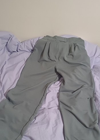 trendyolmilla gri örme pantolon - Görsel 2