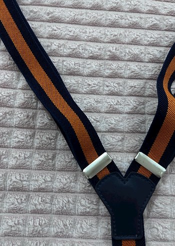 Kahverengi Çizgili Çocuk Askısı - Görsel 3