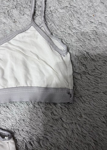 2 adet Gri İnce Askılı Street Bra - Görsel 3