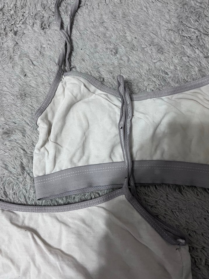 2 adet Gri İnce Askılı Street Bra - Görsel 2