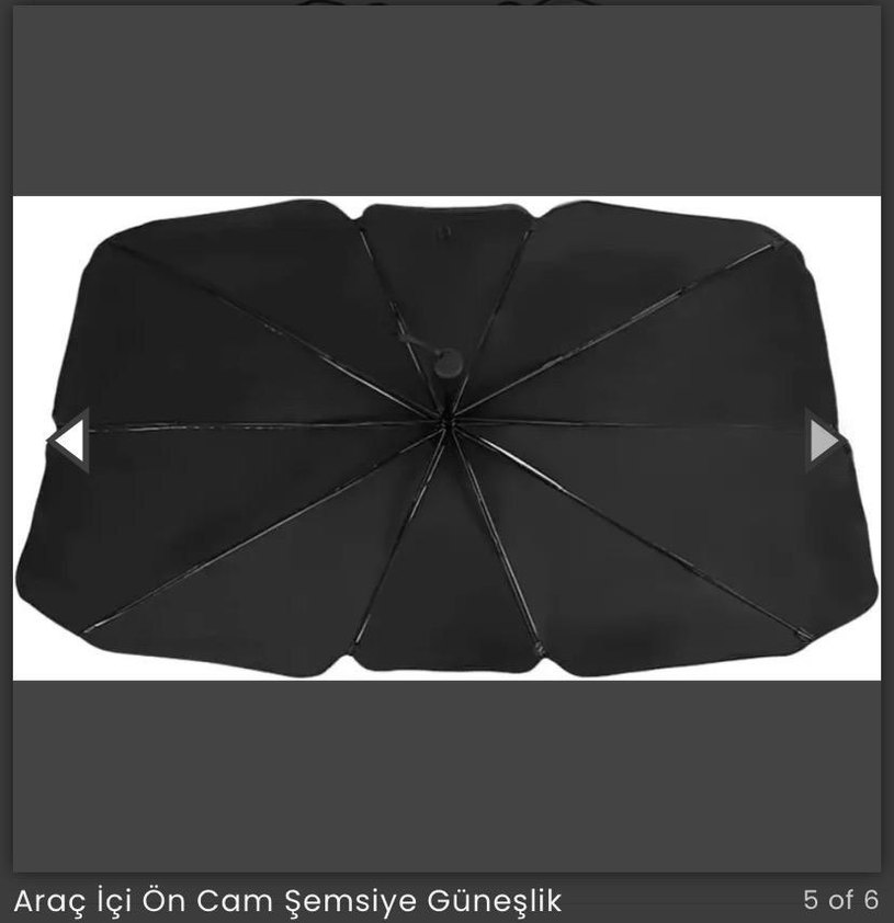 otomobil ön cam semsiye - Görsel 2