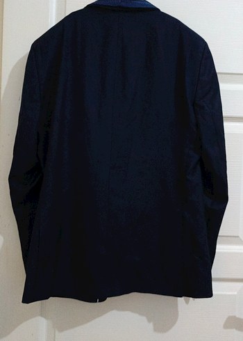 Erkek Lacivert Düğmeli Takım Ceket - Görsel 2