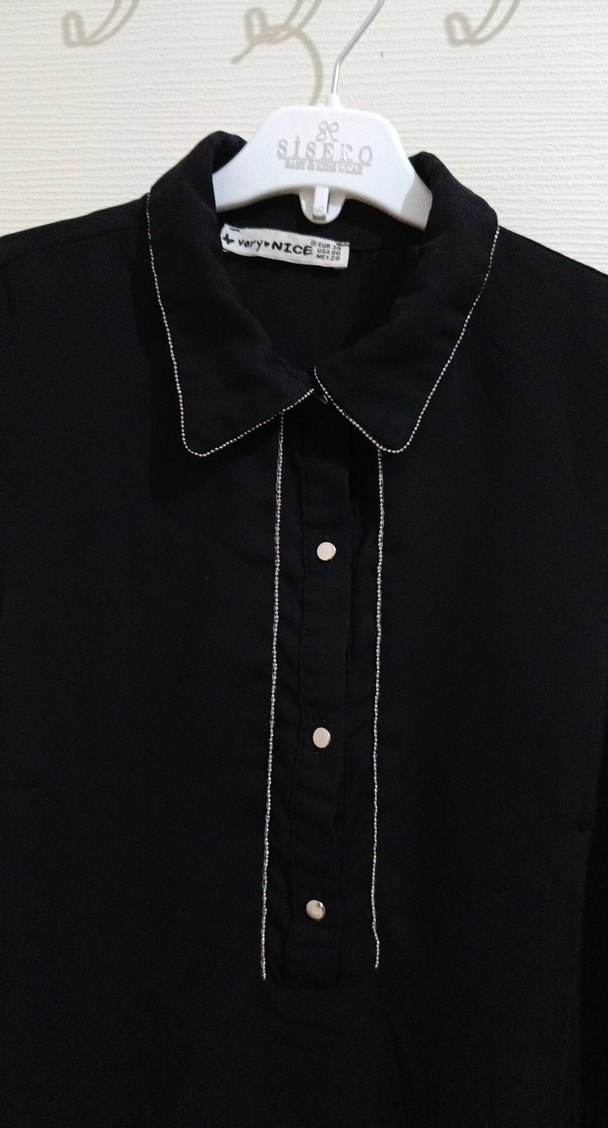 kolsuz kadın gömlek - Görsel 2