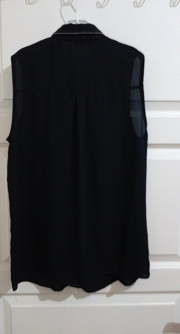 kolsuz kadın gömlek - Görsel 3