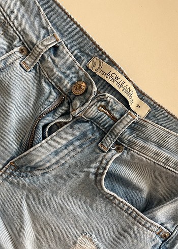 Gevşek Kesim Kadın Kot Şort - Görsel 3