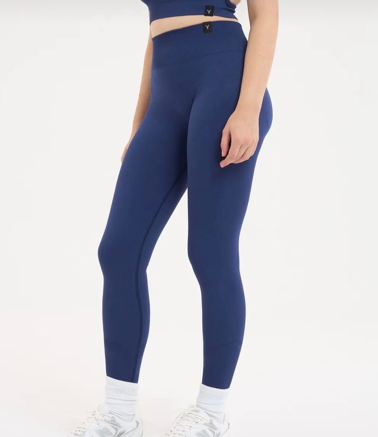 Mavi Kadın Spor Tayt - Görsel 2