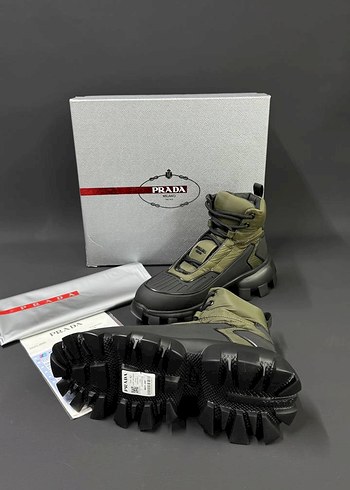 Prada Gri Erkek Outdoor Botları - Görsel 5