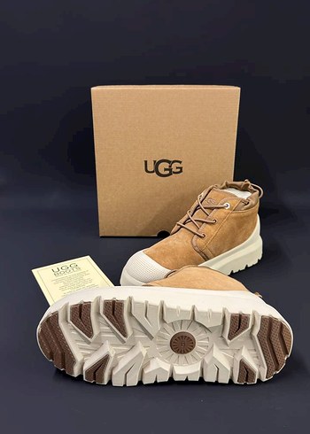 Bej Süet UGG Erkek Dolgu Topuklu Bot - Görsel 5