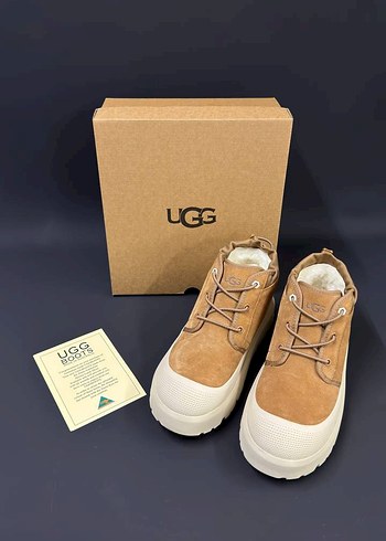 Bej Süet UGG Erkek Dolgu Topuklu Bot - Görsel 3