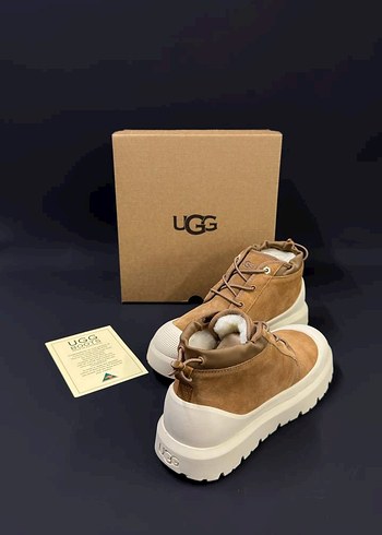 Bej Süet UGG Erkek Dolgu Topuklu Bot - Görsel 2