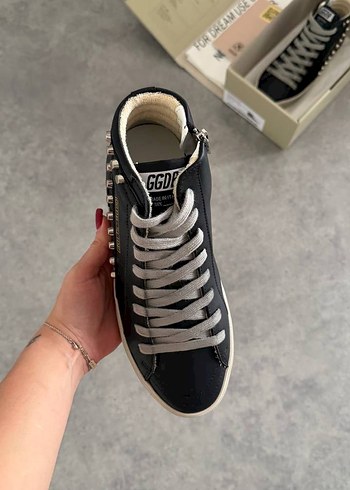 Fermuarlı Siyah Kadın Sneakers - Görsel 6