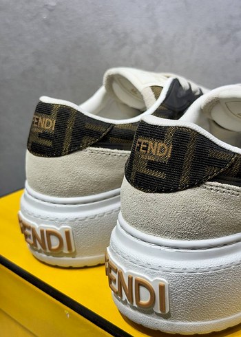 Beyaz Platform Topuklu Kadın Spor Ayakkabı - Görsel 5