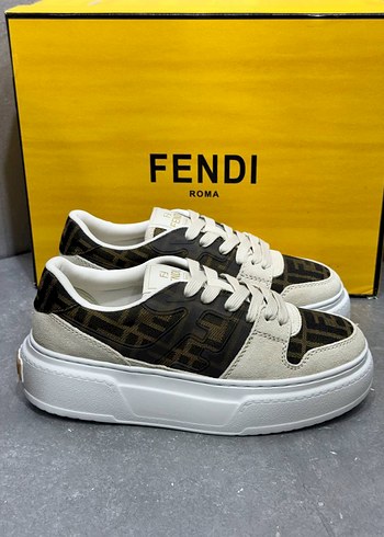 Beyaz Platform Topuklu Kadın Spor Ayakkabı - Görsel 4