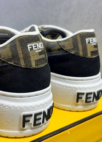 Fendi Kadın Platform Sneakers Sarı Baskılı - Görsel 6