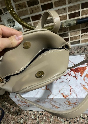 Bej  Kadın Günlük Çanta - Görsel 4