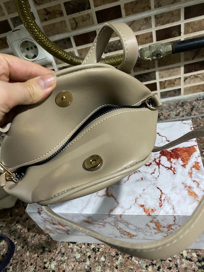 Bej  Kadın Günlük Çanta - Görsel 4