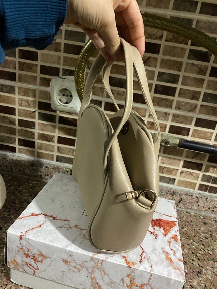 Bej  Kadın Günlük Çanta - Görsel 2