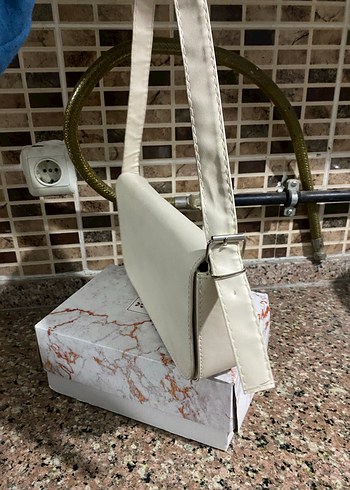 Krem Kadın Omuz Çantası - Görsel 3