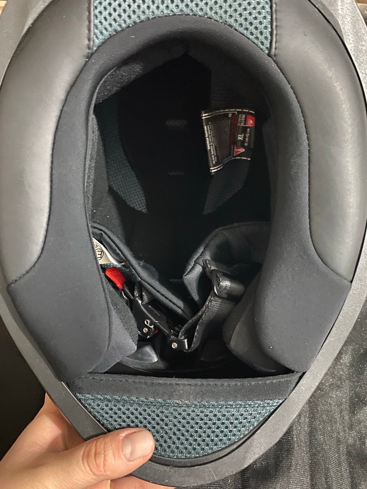 Siyah LS2 Deri Motosiklet Kaskı - Görsel 4