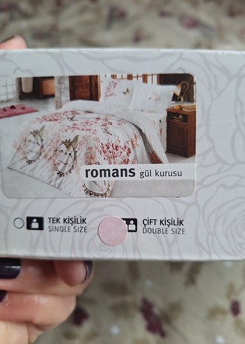 Beyaz, Pastel Renkli Desenli Çift Kişilik Pike Takımı - Görsel 5