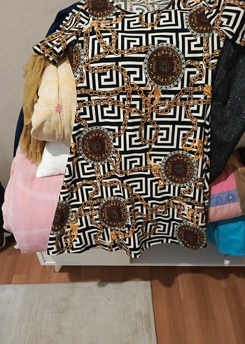 Puantiye Desenli Siyah Mini Elbise - Görsel 7