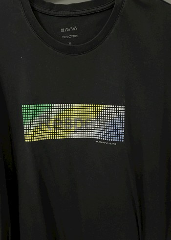 Siyah AVVA Pamuklu Erkek Tişört - Görsel 3