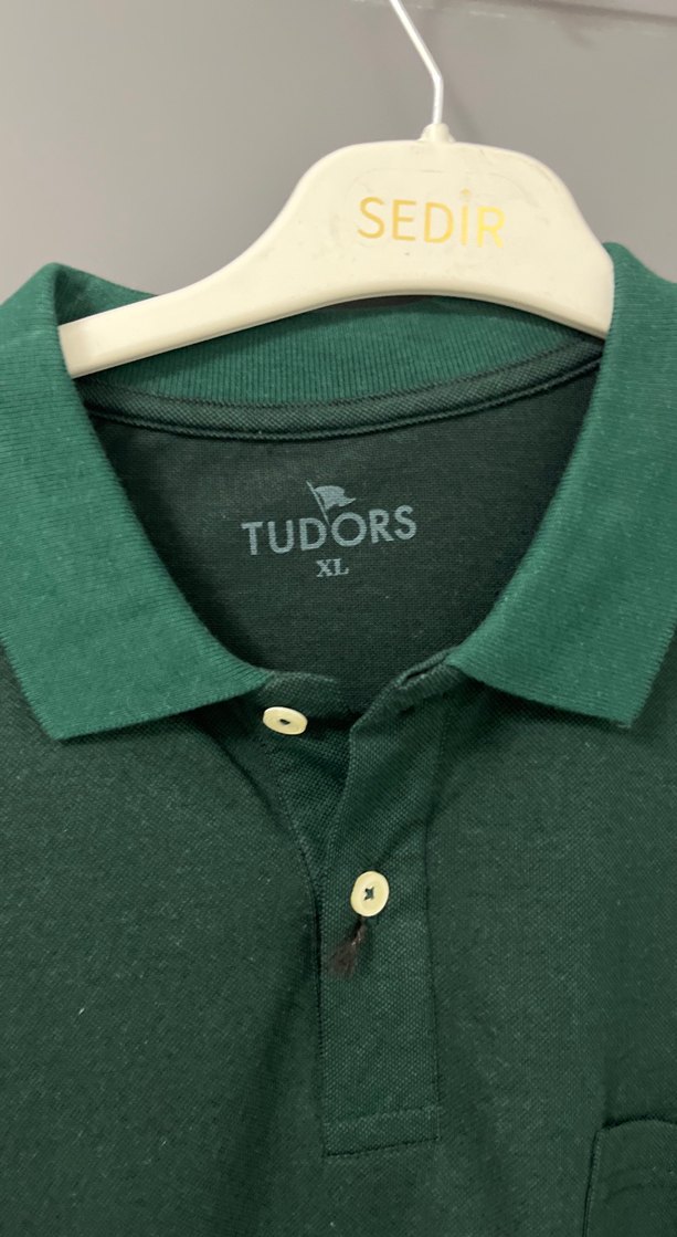 Erkek Koyu Yeşil Kısa Kollu Polo Tişört - Görsel 2