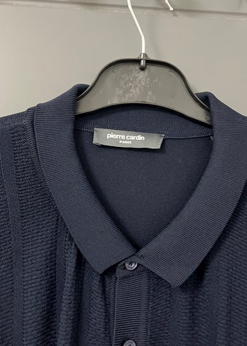 Lacivert Keten Polo Yaka Tişört - Görsel 2