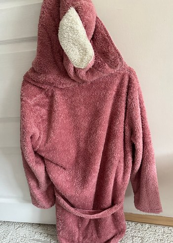 Pembe Gri Polar Bornoz Trendyolmilla - Görsel 7