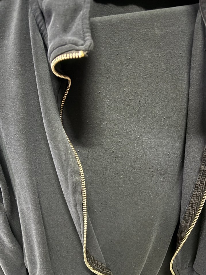 Siyah Fermuarlı Yüksek Yakalı Kadın Ceket Eşofman Takımı - Görsel 2