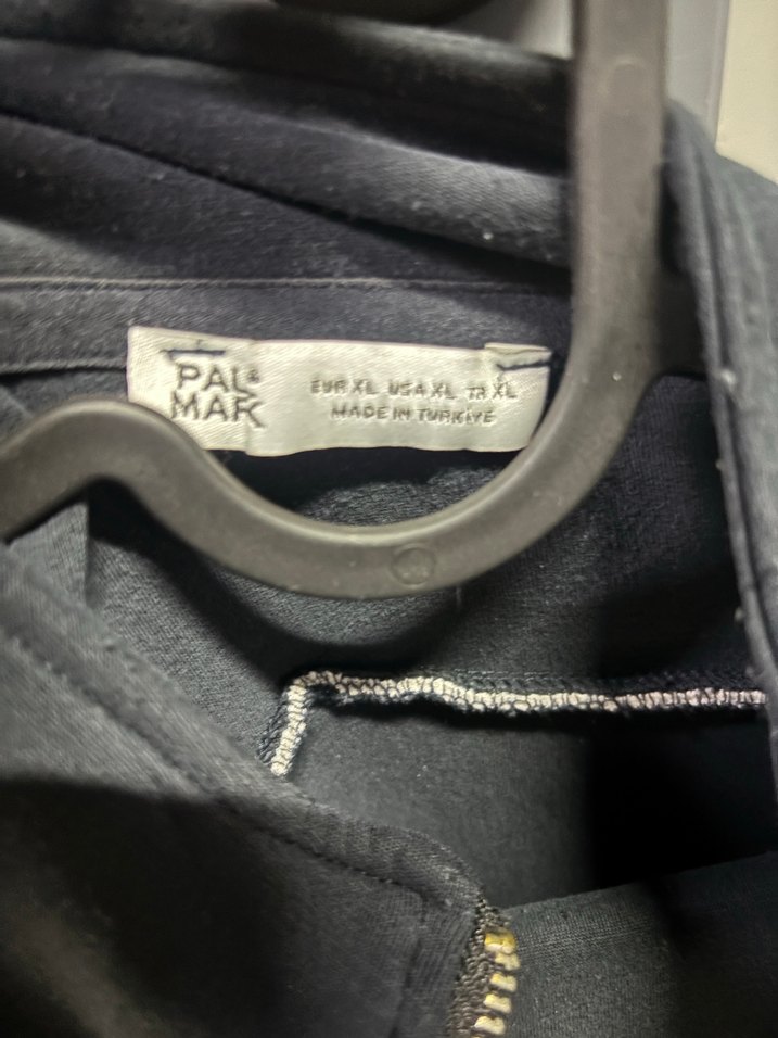 Siyah Fermuarlı Yüksek Yakalı Kadın Ceket Eşofman Takımı - Görsel 3