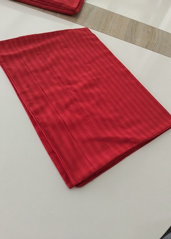 Kırmızı Pilili çift kişilik nevresim - Görsel 4