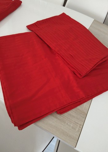 Kırmızı Pilili çift kişilik nevresim - Görsel 2