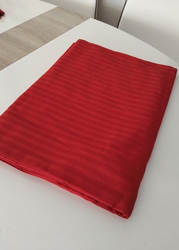 Kırmızı Pilili çift kişilik nevresim - Görsel 5