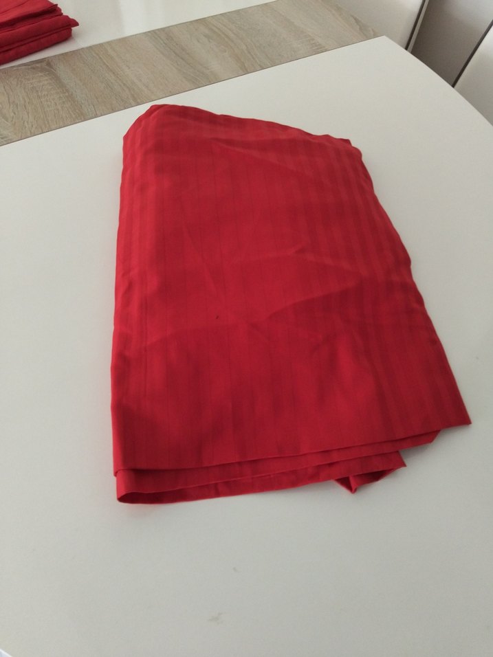 Kırmızı Pilili çift kişilik nevresim - Görsel 3